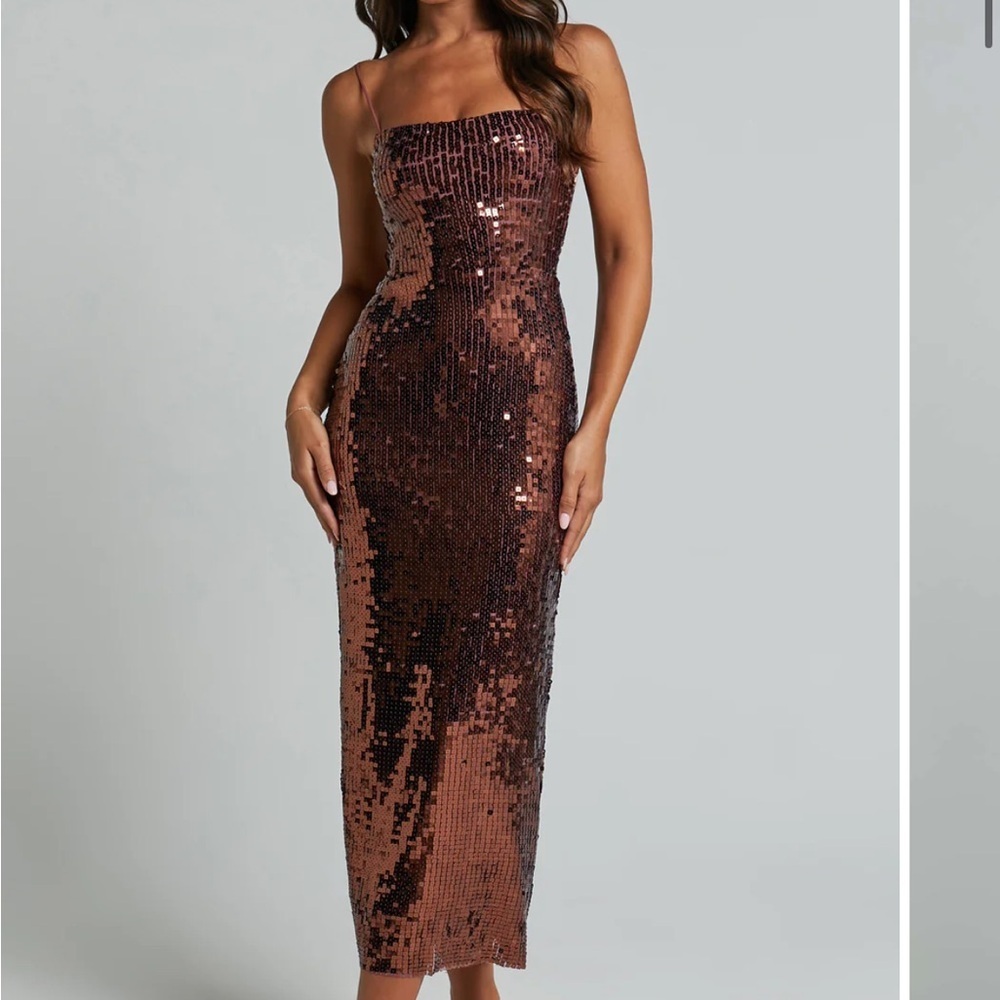 Sequin Strapless Dress